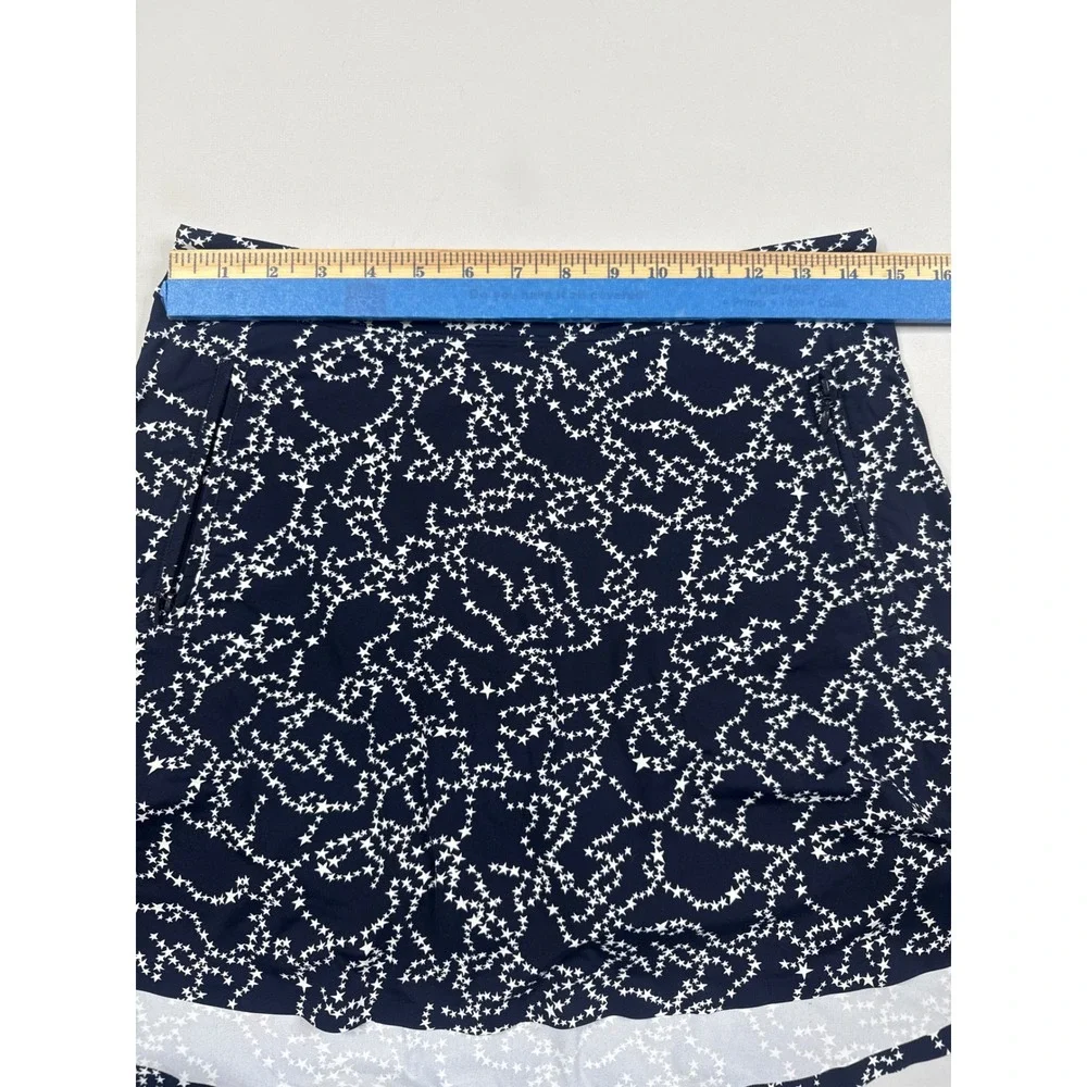 G/FORE Golf‎ Skort Womens Small Navy White Star Print Performance Skirt Active